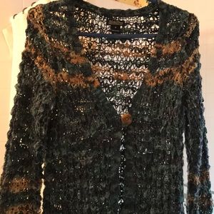 Lucky Brand knitted sweater with fringe (size M)